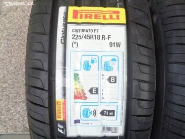 Letní pneu 225/45/18 R18 Pirelli - Nové - Zlín - Sbazar.cz