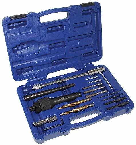 Vytahovák na demontáž žhavicích svíček a opravu závitů M8, M10 a 1/4" - ASTA