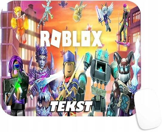 PODLOŽKA POD MYŠ S POTISKEM ROBLOX GIERKI DÁREK - TEXT -20X24