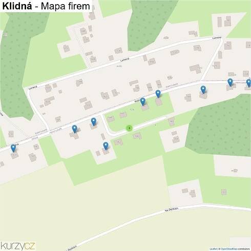 Klidná - mapy | Kurzy.cz