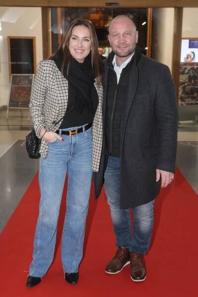 Jiří Šlégr s manželkou na premiéře filmu Děti Nagana.