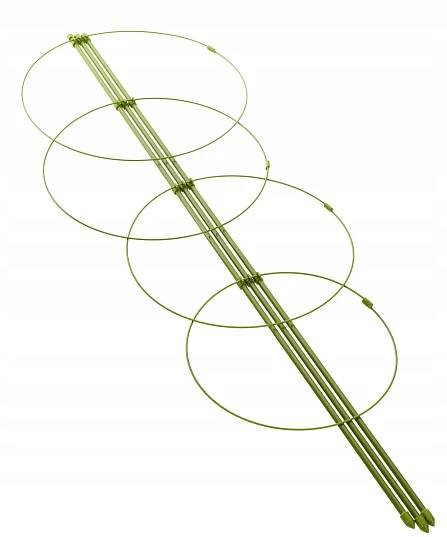 KROUŽKOVÁ PODPĚRA PRO KVĚTINOVÉ ROSTLINY 90 cm KOVOVÁ PODPĚRA EAN (GTIN) 5901292656553