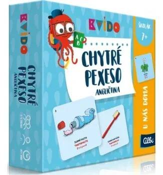 Desková hra Chytré pexeso - Angličtina - U nás doma Kvído