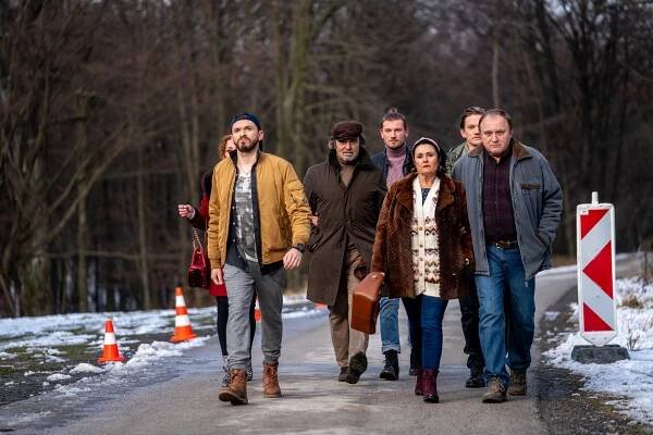 Martin Šalacha, Jozef Vajda, Hana Gregorová, Jevgenij Libezňuk - Hranica - Z filmu
