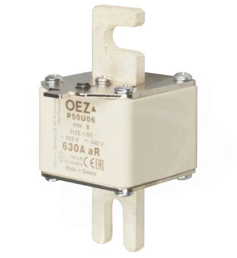 Pojistka nožová P50U06 100A aR - Sonepar ČR | Elektroinstalační materiál