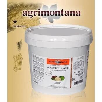 Praline hotová náplň lískooříšková Piemonte 60/40 (hladká) 5 kg/kbelík