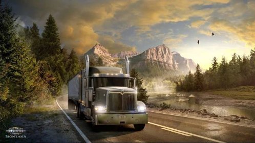 American Truck Simulator: Montana; screenshot: cover