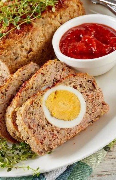 Recept : Velikonoční drůbeží sekaná plněná vejci | ReceptyOnLine.cz - kuchařka, recepty a inspirace