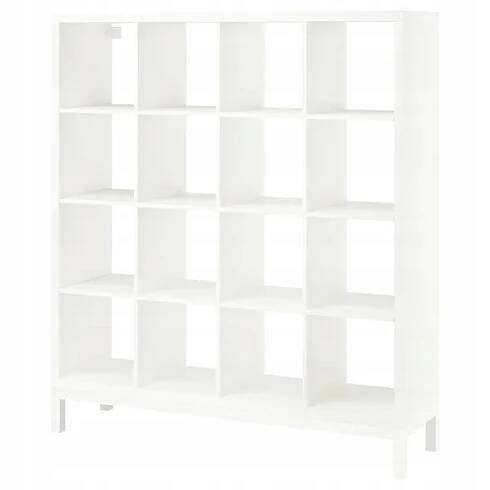 IKEA KALLAX Regál s nosným rámem bílá/bílá 147x164