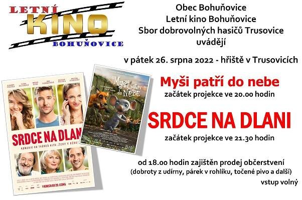 Letní kino Bohuňovice