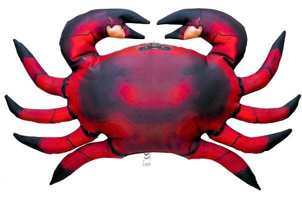 Polštář Krab červený 60cm