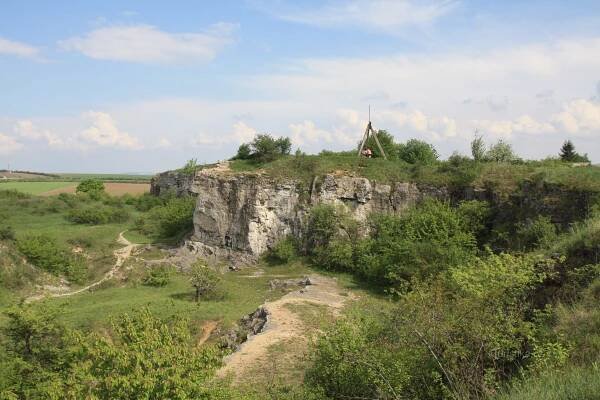 Stránská skála - vrcholová část