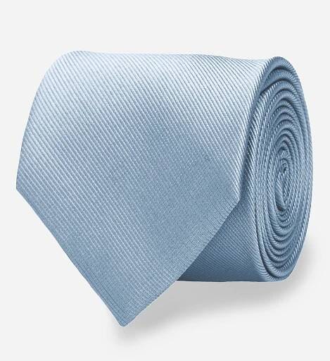 Grosgrain Solid Icy Blue Tie featured image