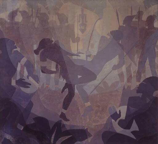 negro in an african setting aaron douglas