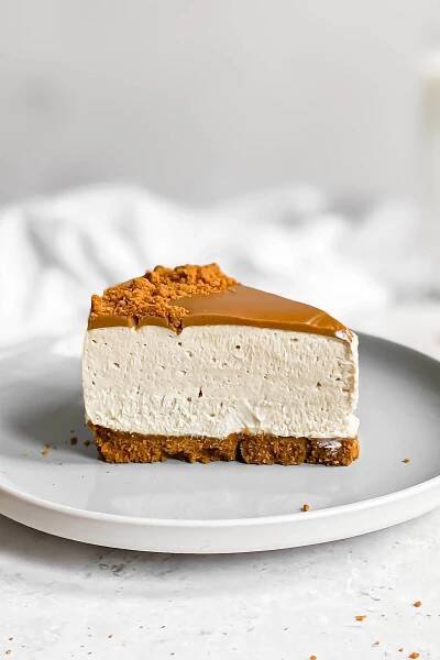No-Bake Lotus Biscoff Cheesecake