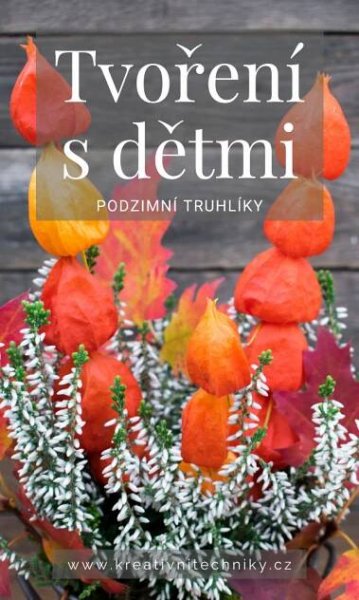 Podzimní tvoření s dětmi: jednoduché ozdoby do truhlíků