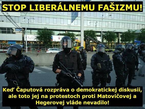 ZA SLOVENSKO BEZ LIBERÁLNEHO FAŠIZMU!