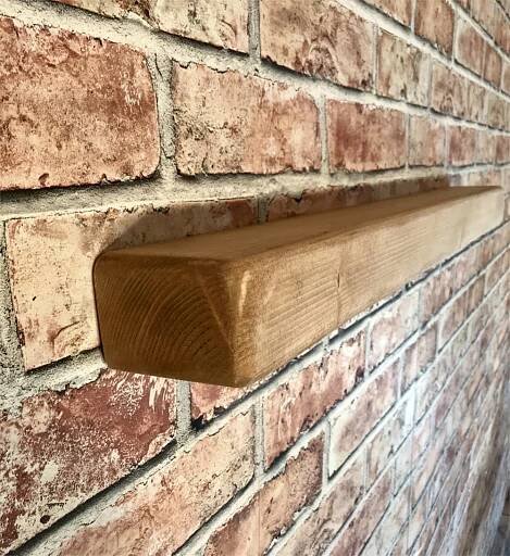 Reclaimed Rustic floating shelf (150mm x 75mm)