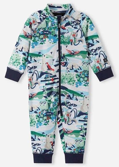 Toddlers' light fleece jumpsuit Haaveilu