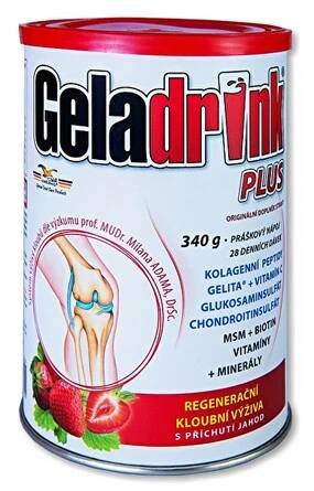 Orling Geladrink Plus Jahoda nápoj 340 g
