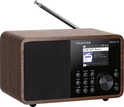 Telestar DIRA M 14i internetové stolní rádio internetové, DAB+, FM AUX, Bluetooth, DLNA, USB, Wi-Fi, internet funkce nah