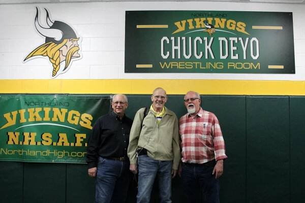Chuck with NHSAF organizers Randy Suver and Ric Johnson