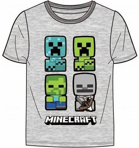 FASHION UK Bavlněné tričko MINECRAFT NEBEZPEČNÁ ČTYŘKA 116 cm