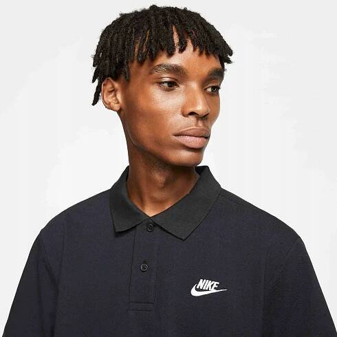 Polokošile Nike Sportswear Logo Swoosh Černá CJ4456-010 vel. M EAN (GTIN) 0193154884524