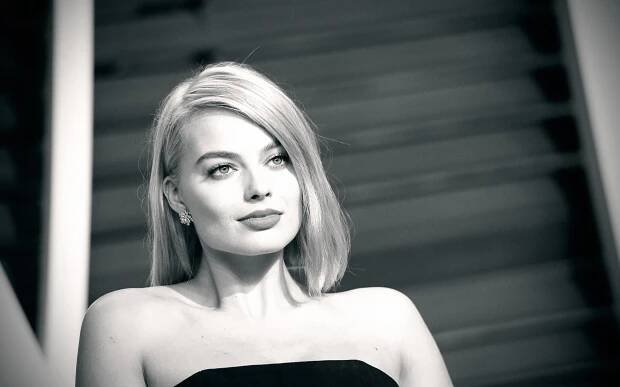 3840x2400 Monochrome Margot Robbie Widescreen Wallpaper 55033 3840x2400px