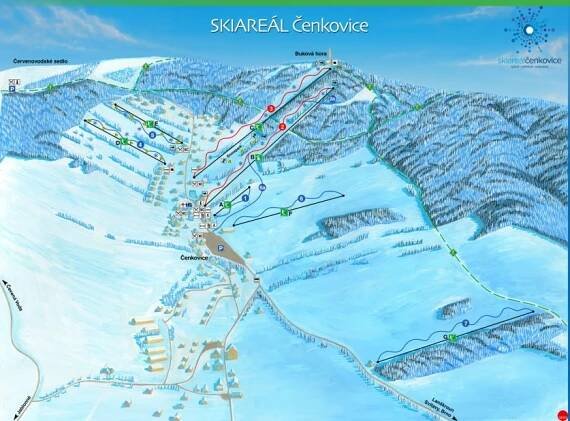 Mapa Čenkovice - zvětšit mapu