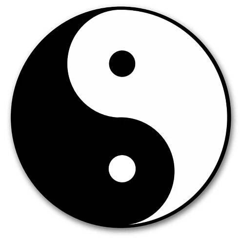 Yin Yang Wall Decal