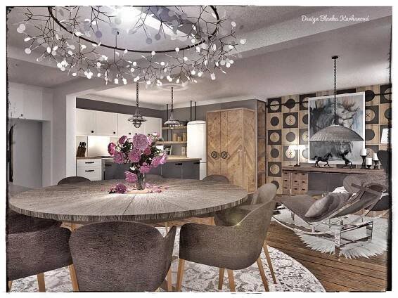 Obývací pokoje - Blanka Karhanová interiérový designérBlanka Karhanová interiérový designér