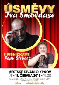 Městské divadlo Krnov uvede úsměvy Iva Šmoldase s písničkami Pepy Štrosse - STA Bruntálsko