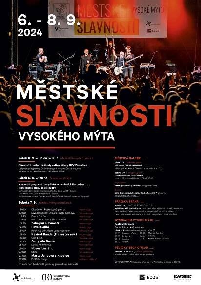 Městské slavnosti Vysokého Mýta 2024 – Město Vysoké Mýto