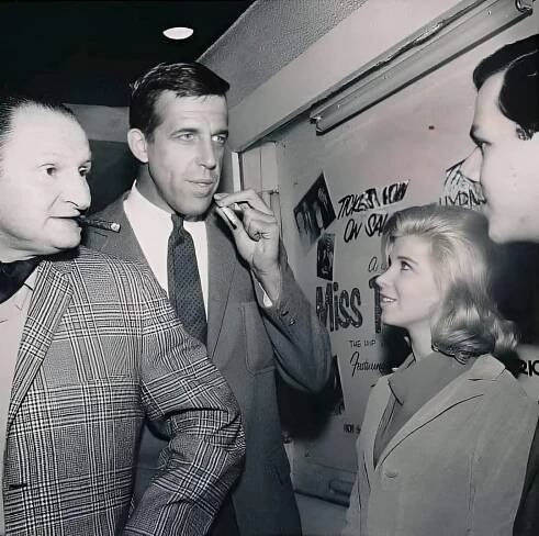 Fred Gwynne And Al Lewis With Fans