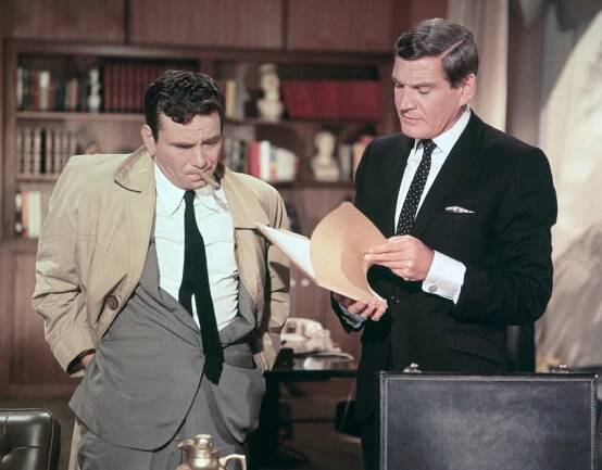 Columbo: Vražda na předpis - Z filmu - Peter Falk, Gene Barry