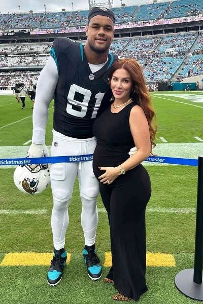 Arik Armstead and Mindy Armstead in November 2024.