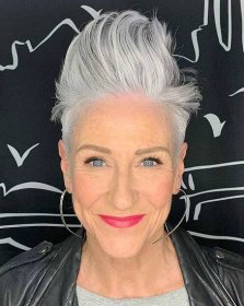 The Bold Quiff for ladies over 60