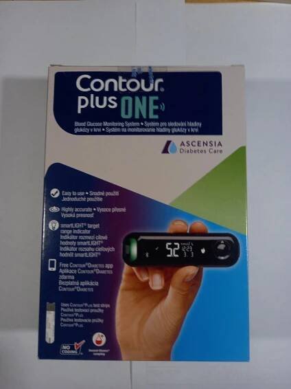 Nový nerozbalený glukometr CONTOUR PLUS ONE