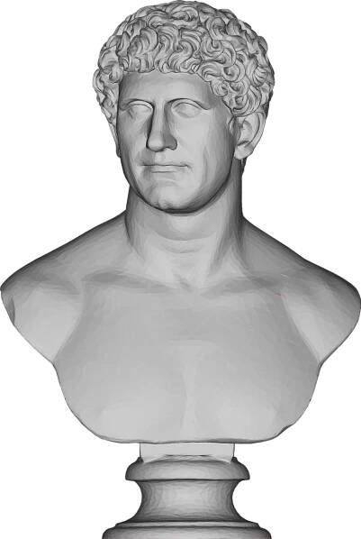 Marcus Antonius, Poprsí, Portrét, 3D