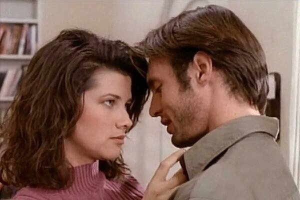 Daphne Zuniga and James Wilder on Melrose Place