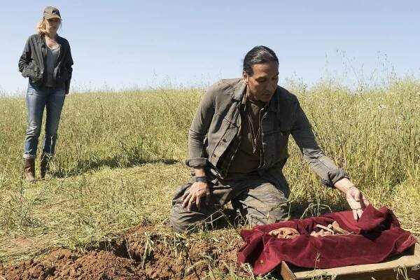 Živí mrtví: Počátek konce - Minotaurus - Z filmu - Alycia Debnam-Carey, Michael Greyeyes