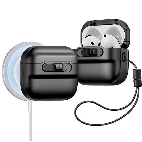 POUZDRO ESR PULSE HALOLOCK MAGSAFE APPLE AIRPODS 4 BLACK