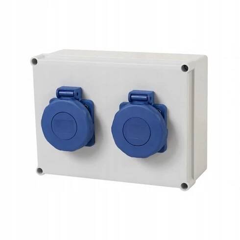 Rozvaděč R-190 - zásuvky 2x230V IP65