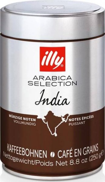 illy Monoarabica India zrnková 250 g od 150 Kč