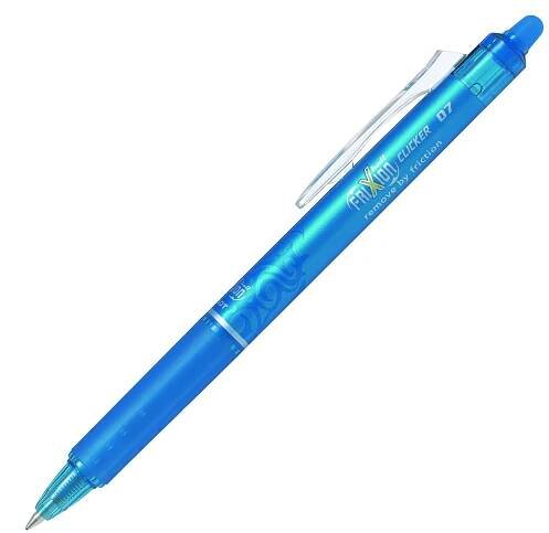 Pilot FriXion Clicker 07 Roller 0,7 mm - světle modrý