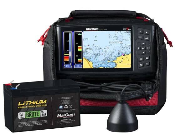 MarCum MX-7GPS Depth Finder with Navionics Lake Maps