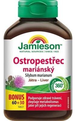 Jamieson Silybum marianum Ostropestřec mariánský 90 tablet