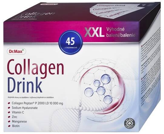 Dr. Max Collagen Drink XXL 1×45 ks, kolagénový nápoj