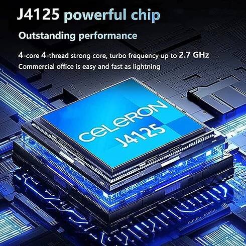 KUU notebook, 8GB LPDDR4 256GB SSD ROM Window 11 Pro 14,1 palcový PC notebook, procesor Celeron J4125 HDMI USB 3.0 2.0 WiFi Blue